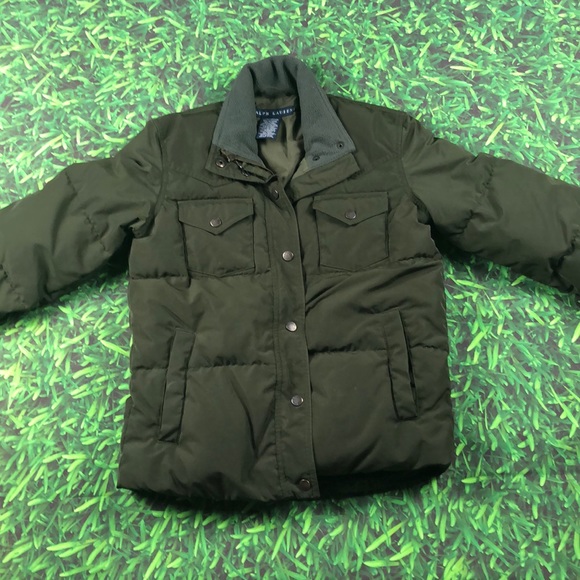 Ralph Lauren Jackets & Blazers - XS Ralph Lauren Dark Olive Puffy Winter Jacket